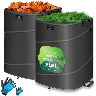 Kesser Sacco da Giardino - Pieghevole, Resistente a Strappi e Acqua - Attrezzo da Giardino Kesser Sacco da Giardino - Pieghevole, Resistente a Strappi e Acqua - Attrezzo da Giardino