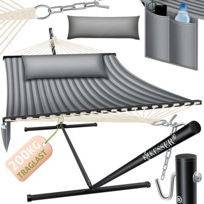 Amaca Collina KESSER con Cornice in Acciaio - Cotone Extra Large - Supporta 200kg Amaca Collina KESSER con Cornice in Acciaio - Cotone Extra Large - Supporta 200kg