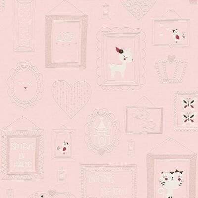 Tadessi - M1-No.2859 - Pink - Tiere - Wallpaper Tadessi - M1-No.2859 - Pink - Tiere - Wallpaper