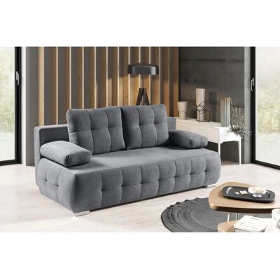 WERK2 Indigo Mikrofaser Schlafsofa - Modern Retro Design WERK2 Indigo Mikrofaser Schlafsofa - Modern Retro Design