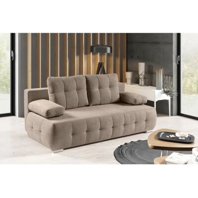 WERK2 Indigo Schlafsofa - Microfaser, 3-Sitzer, Taupe WERK2 Indigo Schlafsofa - Microfaser, 3-Sitzer, Taupe