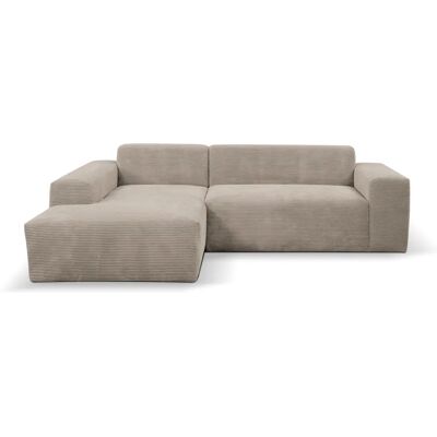INOSIGN Zeus L-Form Sofa - Cord, Recamiere links - Modern & Langlebig INOSIGN Zeus L-Form Sofa - Cord, Recamiere links - Modern & Langlebig