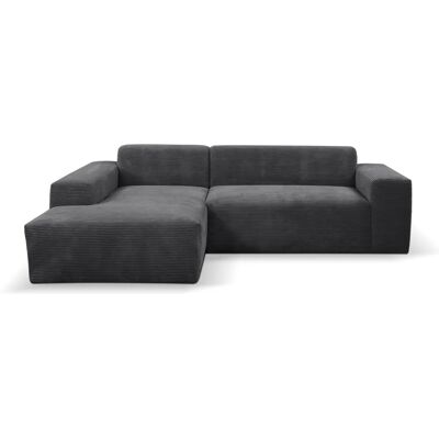 INOSIGN Zeus-L Ecksofa - Cord, Recamiere links, 253x70x188 cm INOSIGN Zeus-L Ecksofa - Cord, Recamiere links, 253x70x188 cm