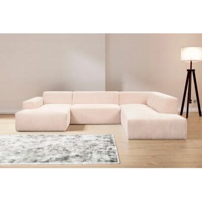INOSIGN Zeus U-Form Beige Couch - U-Form, Linke Recamiere INOSIGN Zeus U-Form Beige Couch - U-Form, Linke Recamiere