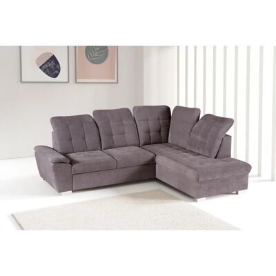WERK2 Brindisi Mikrofaser L-Form Sofa - Grau - Couch WERK2 Brindisi Mikrofaser L-Form Sofa - Grau - Couch