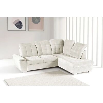 WERK2 Brindisi L-Form Sofa - Microfaser Chenille - Beige - Sofa WERK2 Brindisi L-Form Sofa - Microfaser Chenille - Beige - Sofa