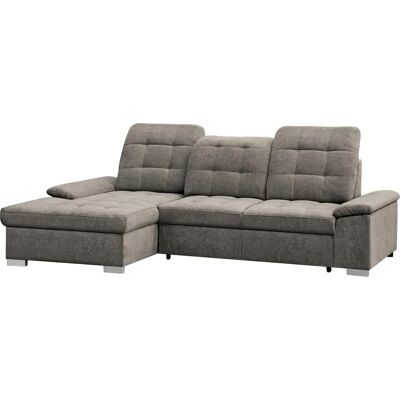 WERK2 Carmen Beiges L-Form Sofa mit Stauraum & Schlafmöglichkeit - Sofa WERK2 Carmen Beiges L-Form Sofa mit Stauraum & Schlafmöglichkeit - Sofa