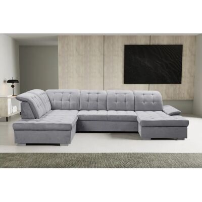 WERK2 Kordula-New U-Form Sofa Hellgrau - Wohnlandschaft WERK2 Kordula-New U-Form Sofa Hellgrau - Wohnlandschaft
