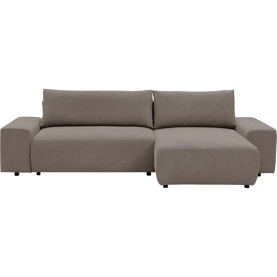 INOSIGN Amsterdam Braunes Sofa - 3-Sitzer mit Ottomane & Stauraum INOSIGN Amsterdam Braunes Sofa - 3-Sitzer mit Ottomane & Stauraum
