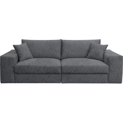 Big-Sofa WERK2 Rozzana - Plüsch, Grau, 246cm Big-Sofa WERK2 Rozzana - Plüsch, Grau, 246cm