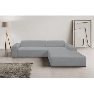 INOSIGN Zeus-XL Grau Ecksofa mit Ottomane - Sofa INOSIGN Zeus-XL Grau Ecksofa mit Ottomane - Sofa