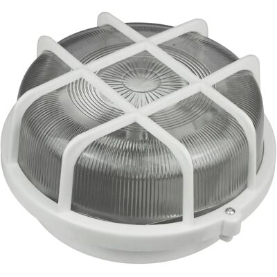BLULAXA 49793 - Luz de sótano redonda blanca PVC - Kellerleuchte BLULAXA 49793 - Luz de sótano redonda blanca PVC - Kellerleuchte