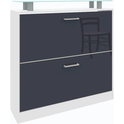 BORCHARDT MÖBEL Finn Grau Schuhschrank - Schuhschrank BORCHARDT MÖBEL Finn Grau Schuhschrank - Schuhschrank