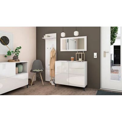 BORCHARDT MÖBEL Haama Weiß Moderner Garderoben-Set BORCHARDT MÖBEL Haama Weiß Moderner Garderoben-Set