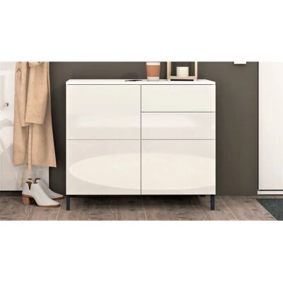 BORCHARDT MÖBEL Haama Sideboard - Weiß Hochglanz - Sideboard BORCHARDT MÖBEL Haama Sideboard - Weiß Hochglanz - Sideboard