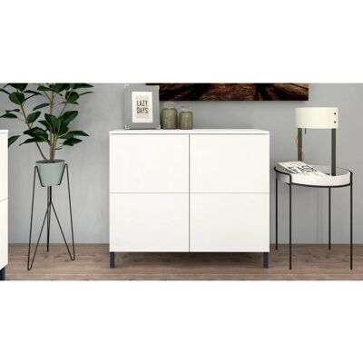 BORCHARDT MÖBEL Haama Sideboard - weiß (matt) - 93cm BORCHARDT MÖBEL Haama Sideboard - weiß (matt) - 93cm