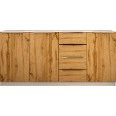 BORCHARDT MÖBEL Oliva Highboard - 2 Türen, 200x35x99cm - Highboard BORCHARDT MÖBEL Oliva Highboard - 2 Türen, 200x35x99cm - Highboard