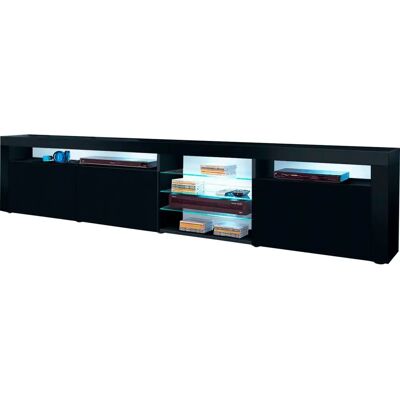 Borchardt Möbel Santa Fe - Sideboard - schwarz - 200cm Borchardt Möbel Santa Fe - Sideboard - schwarz - 200cm