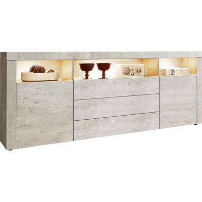 BORCHARDT MÖBEL Santa Fe - Moderner Grauer Sideboard BORCHARDT MÖBEL Santa Fe - Moderner Grauer Sideboard