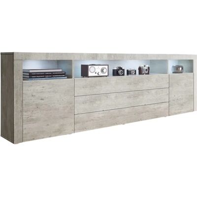 BORCHARDT MÖBEL Santa Fe - Sideboard, grau, 200cm BORCHARDT MÖBEL Santa Fe - Sideboard, grau, 200cm
