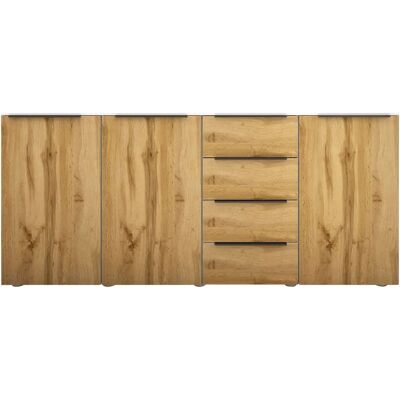 BORCHARDT MÖBEL Tom - 3 Regale, 200cm Breite - Highboard BORCHARDT MÖBEL Tom - 3 Regale, 200cm Breite - Highboard
