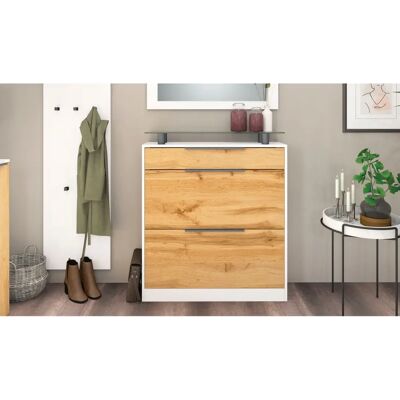 BORCHARDT MÖBEL Tom Schuhschrank - 89x24x104 cm - Braun BORCHARDT MÖBEL Tom Schuhschrank - 89x24x104 cm - Braun