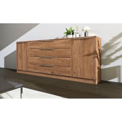 BORCHARDT MÖBEL Oliva Sideboard - 200cm, 4 Schubladen, Eiche Vintage BORCHARDT MÖBEL Oliva Sideboard - 200cm, 4 Schubladen, Eiche Vintage