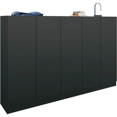 BORCHARDT MÖBEL Schwarzer Schuhschrank - Schrank - Deutschland BORCHARDT MÖBEL Schwarzer Schuhschrank - Schrank - Deutschland