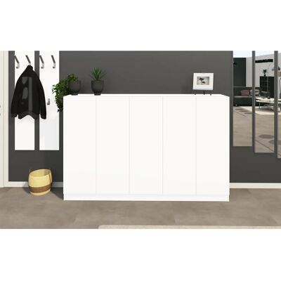 BORCHARDT MÖBEL Weiß Schuhschrank - Vaasa - Schrank BORCHARDT MÖBEL Weiß Schuhschrank - Vaasa - Schrank