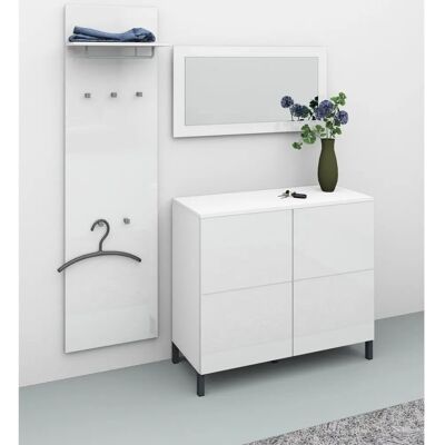 BORCHARDT MÖBEL Haama Garderoben-Set - Weiß, 3-tlg. BORCHARDT MÖBEL Haama Garderoben-Set - Weiß, 3-tlg.