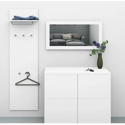 BORCHARDT MÖBEL Haama Weiß Modular Garderoben-Set BORCHARDT MÖBEL Haama Weiß Modular Garderoben-Set