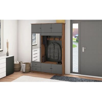 BORCHARDT MÖBEL "Kompakta" Eiche, 6 Türen - Garderobenschrank BORCHARDT MÖBEL "Kompakta" Eiche, 6 Türen - Garderobenschrank