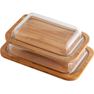 Exitoso - 15807 - Glass containers - Bambus Servierbrett Exitoso - 15807 - Glass containers - Bambus Servierbrett