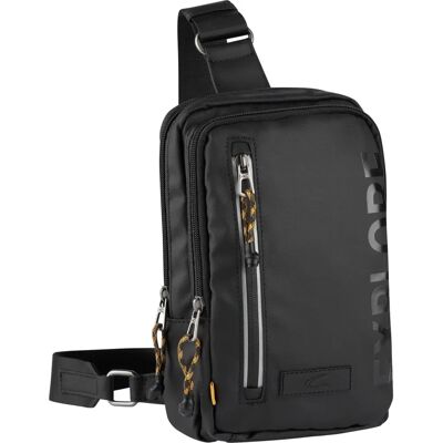 Camel Active Explore Sacoche en Nylon Recyclé Noir - Sacoche Camel Active Explore Sacoche en Nylon Recyclé Noir - Sacoche
