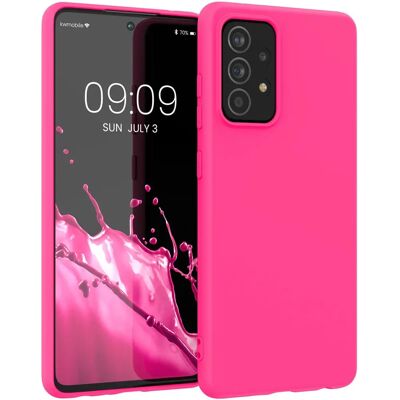 Kwmobile - Galaxy A52 - Pink - Silicone - Funda de telemóvel Kwmobile - Galaxy A52 - Pink - Silicone - Funda de telemóvel