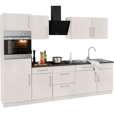 WIHO KÜCHEN Cali Küchen-Set - 280cm x 60cm - Beige WIHO KÜCHEN Cali Küchen-Set - 280cm x 60cm - Beige