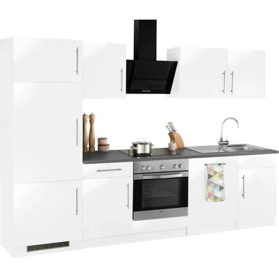 WIHO KÜCHEN Cali Komplettküchen-Set - 280cm x 60cm, weiß WIHO KÜCHEN Cali Komplettküchen-Set - 280cm x 60cm, weiß