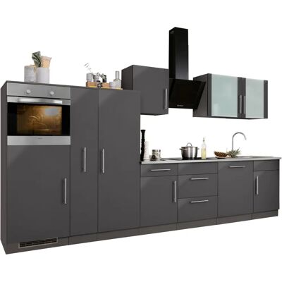 WIHO KÜCHEN Cali Küche Grau - Komplettset WIHO KÜCHEN Cali Küche Grau - Komplettset