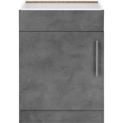WIHO KÜCHEN Cali Spülenschrank - Einzelner Tür, 60cm breit WIHO KÜCHEN Cali Spülenschrank - Einzelner Tür, 60cm breit