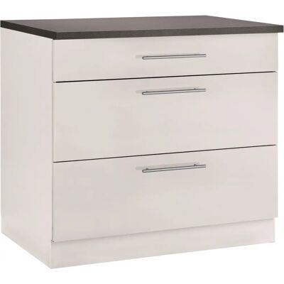 WIHO KÜCHEN Cali - Beige - 90x85x60cm - Unterschrank WIHO KÜCHEN Cali - Beige - 90x85x60cm - Unterschrank