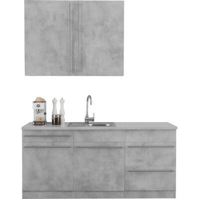 WIHO KÜCHEN Chicago - Komplettküchen-Set - 180cm Grau WIHO KÜCHEN Chicago - Komplettküchen-Set - 180cm Grau