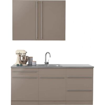 WIHO Küchen Chicago - Trüffel Küchen-Set - 180cm WIHO Küchen Chicago - Trüffel Küchen-Set - 180cm