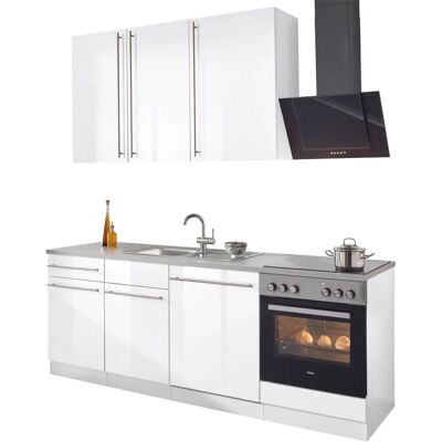 Wiho Küchen Chicago Weiß Küchenzeile - Komplettset Wiho Küchen Chicago Weiß Küchenzeile - Komplettset