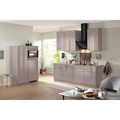 Wiho Küchen Chicago - Komplettküchen-Set mit Trüffel-Finish Wiho Küchen Chicago - Komplettküchen-Set mit Trüffel-Finish