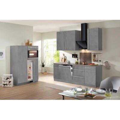 WIHO KÜCHEN Chicago Komplettküchen-Set - 330cm x 60cm - Grau WIHO KÜCHEN Chicago Komplettküchen-Set - 330cm x 60cm - Grau