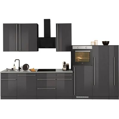 WIHO KÜCHEN Chicago - Graue Küche - Komplettküchen-Set mit Schränken & Arbeitsplatte WIHO KÜCHEN Chicago - Graue Küche - Komplettküchen-Set mit Schränken & Arbeitsplatte