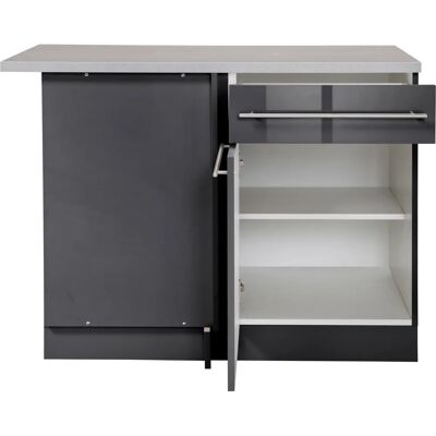WIHO KÜCHEN Chicago Grau Küchenschrank - Küchenschrank WIHO KÜCHEN Chicago Grau Küchenschrank - Küchenschrank