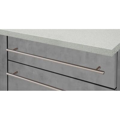 WIHO KÜCHEN Chicago - 110cm Grauer Küchenschrank WIHO KÜCHEN Chicago - 110cm Grauer Küchenschrank