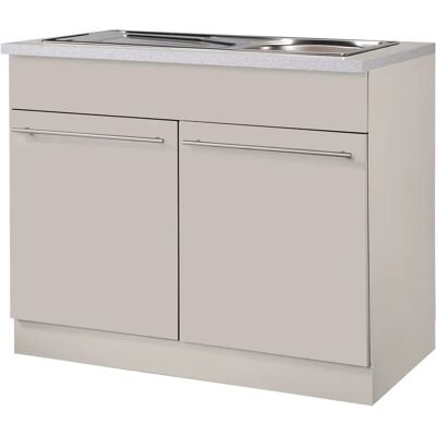 WIHO KÜCHEN Chicago Beiger Küchenschrank - 100x85x60cm WIHO KÜCHEN Chicago Beiger Küchenschrank - 100x85x60cm