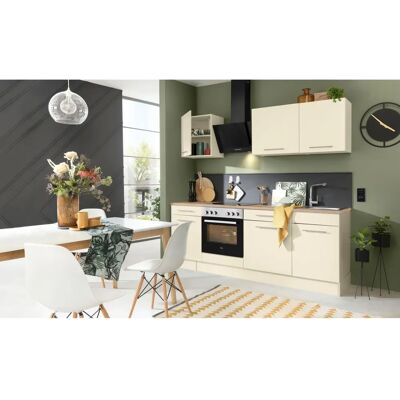 WIHO KÜCHEN Ela - Magnolia Küchen-Set - 220cm Breit WIHO KÜCHEN Ela - Magnolia Küchen-Set - 220cm Breit